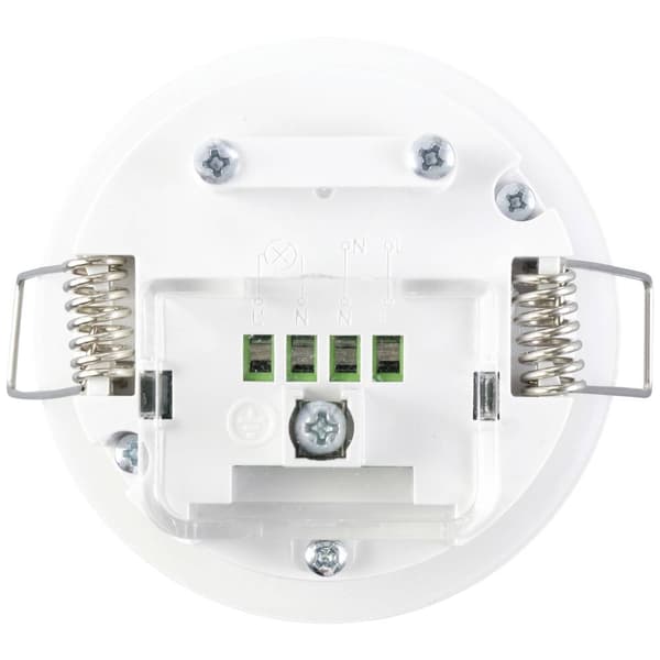 Sygonix SY-5251906 Takrörelsedetektor Tak, Inbyggnad 360 ° Relä Vit IP65