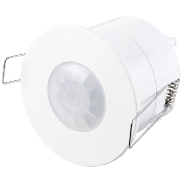 Sygonix SY-5251906 Takrörelsedetektor Tak, Inbyggnad 360 ° Relä Vit IP65