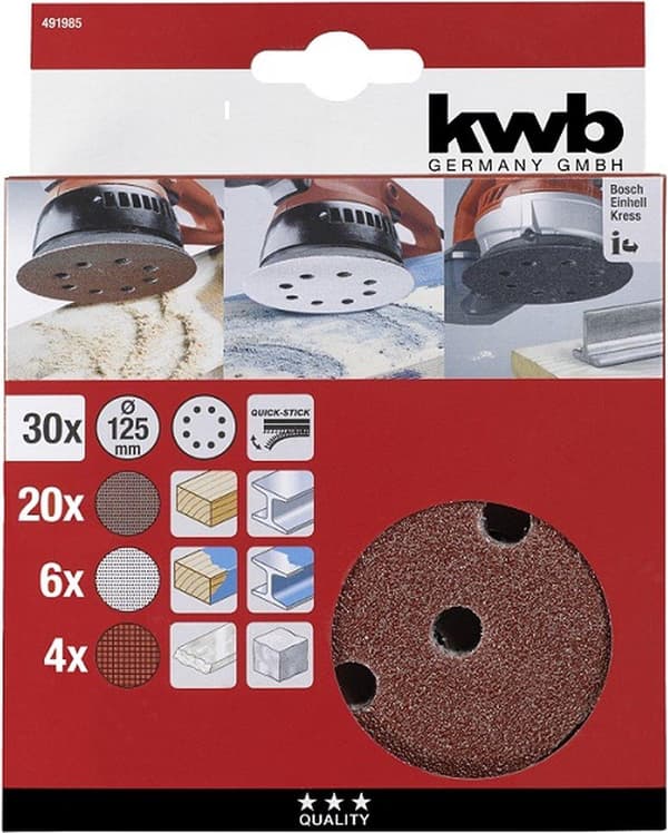kwb 491985 diameter 125 mm 30 st (491985)