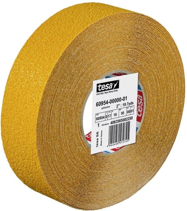 tesa ANTI-SLIP 60954-00000-01 liukuesteteippi ® keltainen (P x L) 18 m x 50 mm 1 kpl (60954-00000-01)