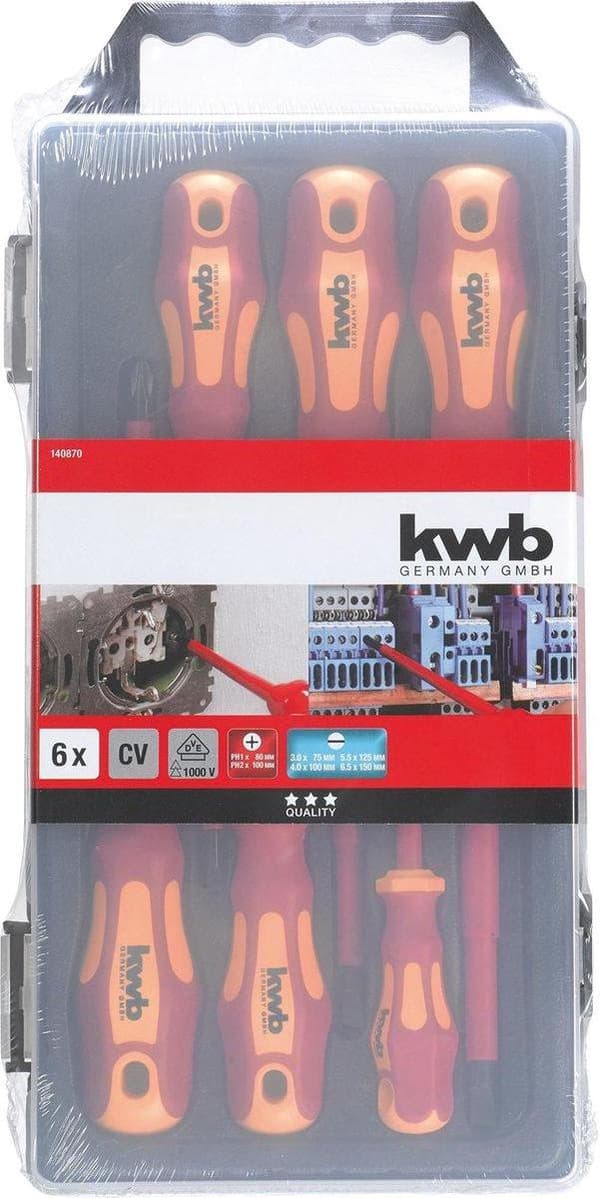 kwb skruetrækkersæt (140870)