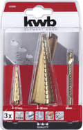 Miniatyrbillede 1 af 4: kwb 525890 forsænkningssæt 3 styk (525890)