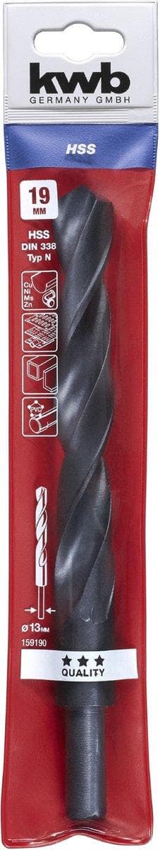 kwb 159190 metalspiralbor 19 mm DIN 338 1 stk (159190)