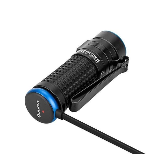 O-LIGHT OLIGHT S1R BATON II TASKUVALAISIN BLK 1000lm säteen etäisyys 145m IPX8 (S1R BATON II)