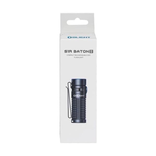 O-LIGHT OLIGHT S1R BATON II TASKUVALAISIN BLK 1000lm säteen etäisyys 145m IPX8 (S1R BATON II)