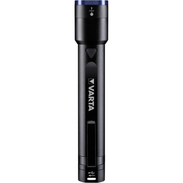 Varta Night Cutter F30R genopladelig premium lommelygte og powerbank (2600mAh) i én - inklusive mikro-USB-ladekabel - fire lystilstande - 700 lumen ly