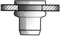 Miniatyrbillede 1 af 3: GESIPA blindnittemøtrik stål M6 9x15,5 mm dxl f.0,25-3,5 mm GESIPA kuppelhoved (6420273)