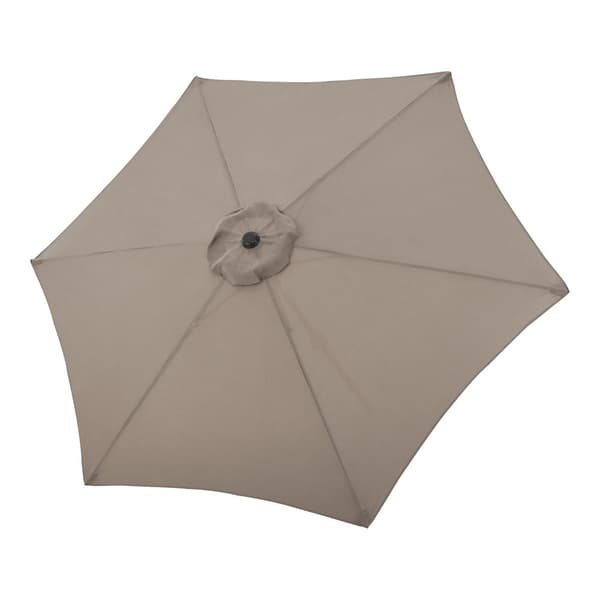 Parasol Altino 270x235 cm khaki stål [casa.pro].
