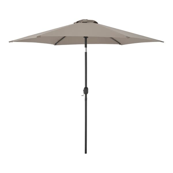 Parasol Altino 270x235 cm khaki stål [casa.pro].