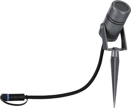 Paulmann 94367, Utendørs bakkebelysning, Grå, Aluminium, IP65, Hage, III
