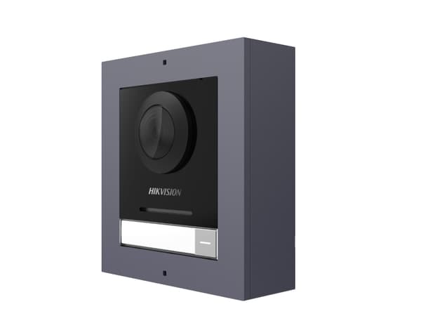 Hikvision DS-KD8003-IME1(B)/S, Sort, Grå, IP65, Raskt Ethernet, 10,100 Mbit/s, TCP/IP, RTSP, IEEE 802.3af