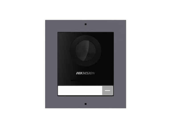 Hikvision DS-KD8003-IME1(B)/S, Sort, Grå, IP65, Raskt Ethernet, 10,100 Mbit/s, TCP/IP, RTSP, IEEE 802.3af Sort, Grå