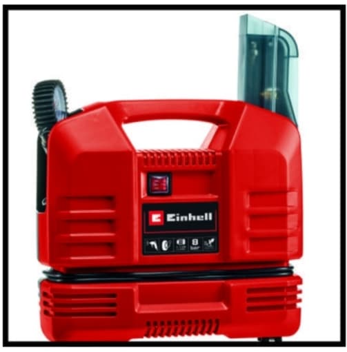 Einhell TC-AC 190 OF Set, 190 l/min, 8 stang, 1100 W, 5 kg