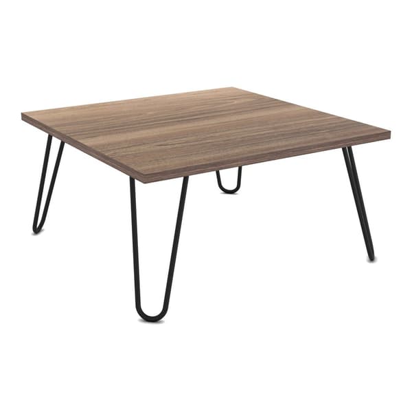 Sofabord Vindeln 60x60x30 cm valnød farve [en.casa].