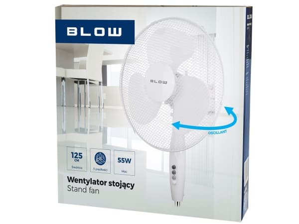 Stående ventilator 16"/40 cm 55W