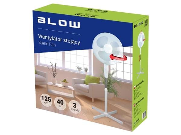 Stående ventilator 16"/40 cm 55W