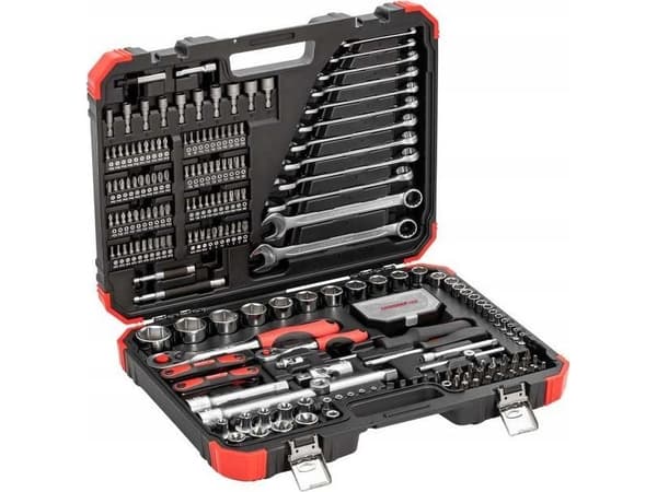 GEDORE RED R46003232 TOPNØGLESÆT 1/4+1/2" 232 DELE