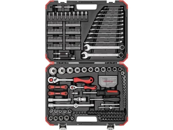 GEDORE RED R46003232 TOPNØGLESÆT 1/4+1/2" 232 DELE