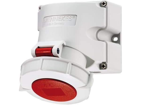 MENNEKES 9142, Punainen, Valkoinen, IP67, 400 V, 16 A, 50 - 60