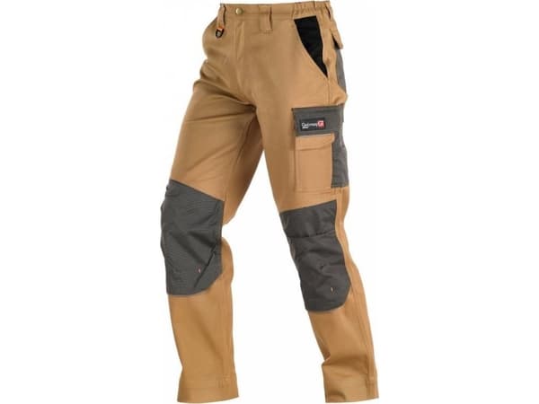 ARBETSBYXOR WH680 BRUN STORLEK XL
