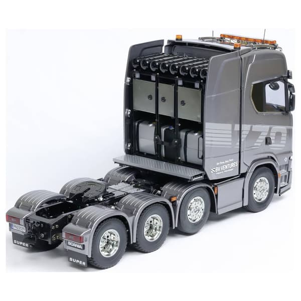 RC Modellastbil 1:14 Tamiya 1:14 RC Scania 770 S 8x4/4 56371-600 Elektrisk Byggsats