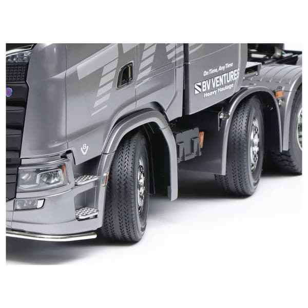 RC Modellastbil 1:14 Tamiya 1:14 RC Scania 770 S 8x4/4 56371-600 Elektrisk Byggsats