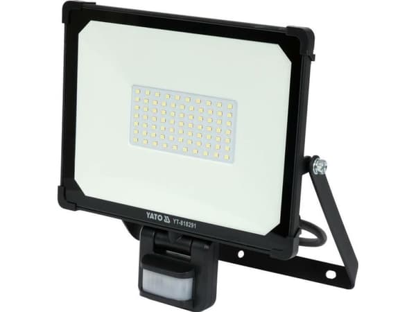 YATO SMD LED 50W 4750LM SPOTLIGHT MED BEVEGELSESSENSOR