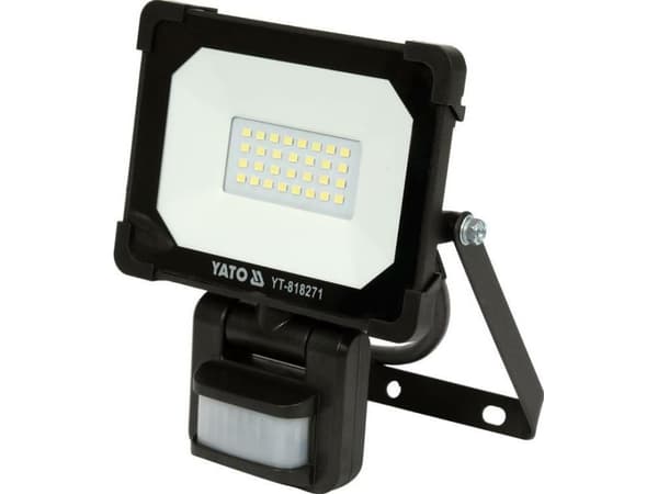 YATO SMD LED SPOTLIGHT 20W 1900LM MED RÖRELSESENSOR