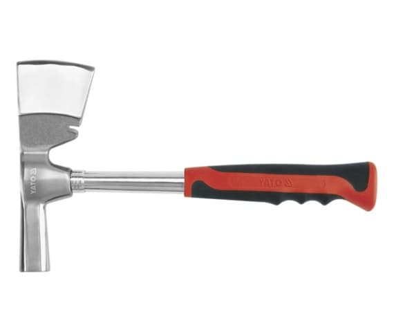 Yato YT-4564, Yksittäinen kirves, Puunhakkuukirves, Metalli, 1 kpl, Terästä, Musta, Punainen, Ruostumaton teräs