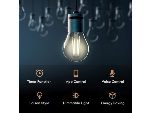 Älykäs lamppu|MEROSS|Energiankulutus 6 wattia|2700 K|Säteilykulma 180 astetta|MSL100HK(EU)