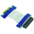 Miniatyrbild 1 av 3: Inter-Tech Riser Card Extender 5 cm PCIe x4 Riser-kabel [1x PCIe - 1x PCIe]