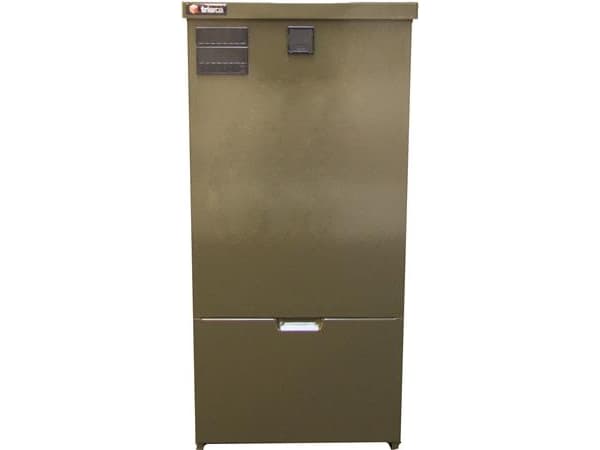 TRIARCA Kabelskab Trilite P21 4 leder skinnesystem 400A HxBxD 700x478x212mm 14,9kg Alu Grøn