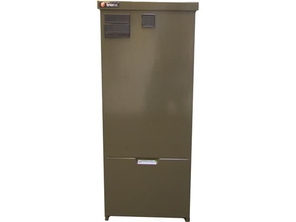 TRIARCA Kabelskab Trilite P18 4 leder skinnesystem 400A HxBxD 700x412x212mm 12,5kg Alu Grøn