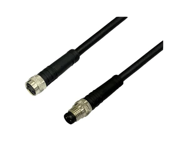 BKL Electronic 2700036 #####Sensor-manöverdon förlängningskabel M8 #####Stick rakt till uttag rakt 2 m Pol-tal (RJ): 3 1 st