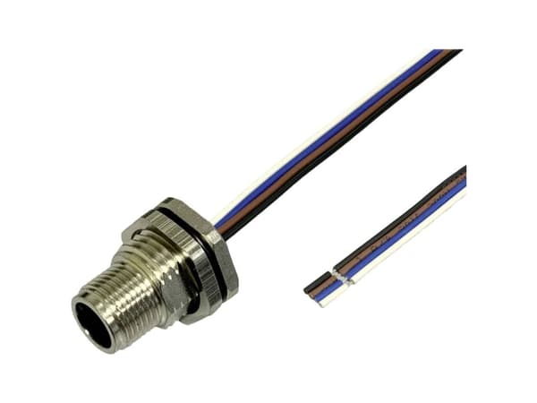 BKL Electronic 2703004 #####Sensor/manöverdon inbyggd plugg M12 5 m Pol-tal (RJ): 4 1 st