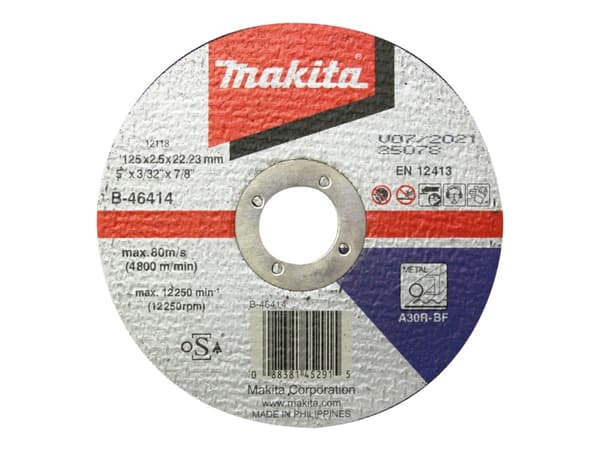 Makita - Skjæreplate - for metall - 125 mm - grovkorn: A30R-BF