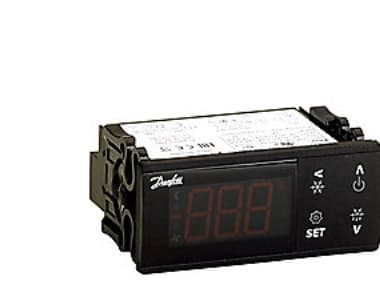 Danfoss ERC 211 - Elektronisk kylregulator, DI 0, DO 1, AC 197-250 V, röd LED
