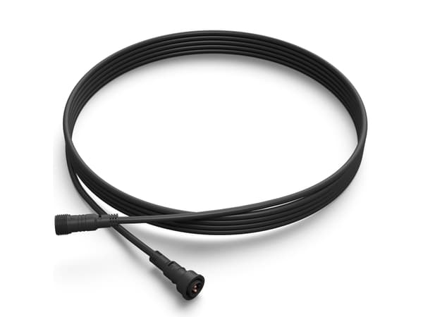 Philips Ulkovalaisimet, Virtakaapeli, Musta, Muovi, Puutarha, Patio, IP65, 5000 mm
