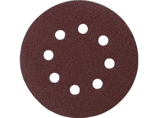 Makita - Sandpapper - för trä, metall, stål - 50 delar - 125 mm - rund - grus: P120 - 125 mm