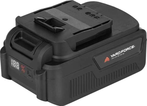Yard Force 20 V, 4,0 Ah Li-Ion batteri med ladeindikator