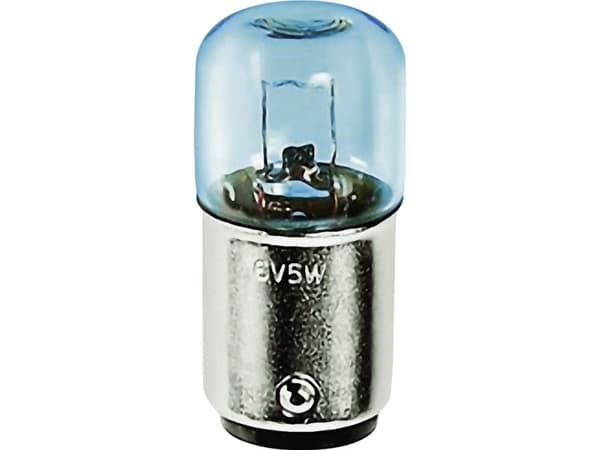 Lille rørlampe 48 V 5 W BA15d Klar 00144805 Barthelme 1 stk
