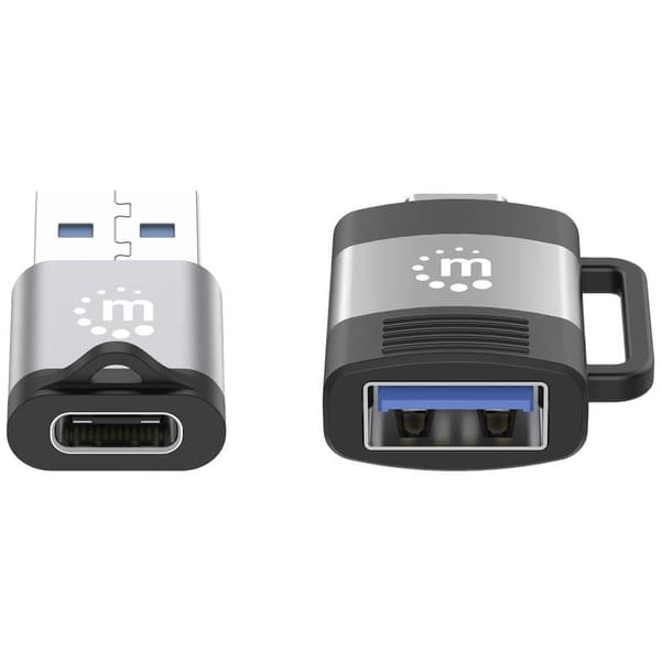 Manhattan USB 2.0 Adapter [2x USB 3.2 Gen 1 A hona (USB 3.0), USB 3.2 Gen 1 B hona (USB 3.0) - 2x USB 3.2 Gen 1 kontakt