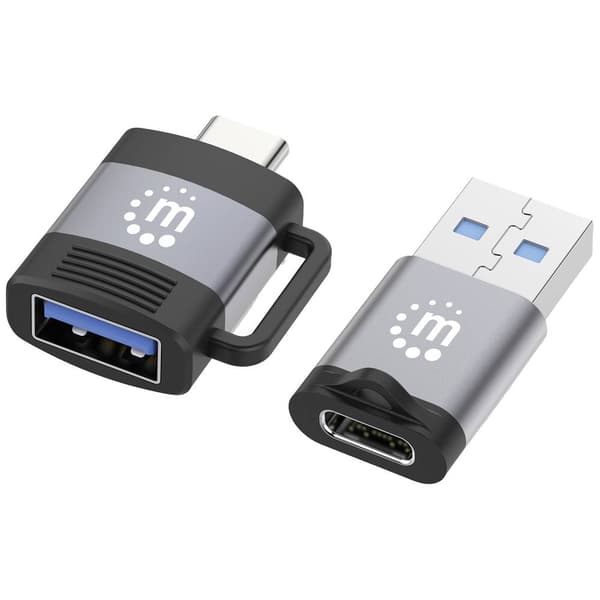 Manhattan USB 2.0 Adapter [2x USB 3.2 Gen 1 A hona (USB 3.0), USB 3.2 Gen 1 B hona (USB 3.0) - 2x USB 3.2 Gen 1 kontakt