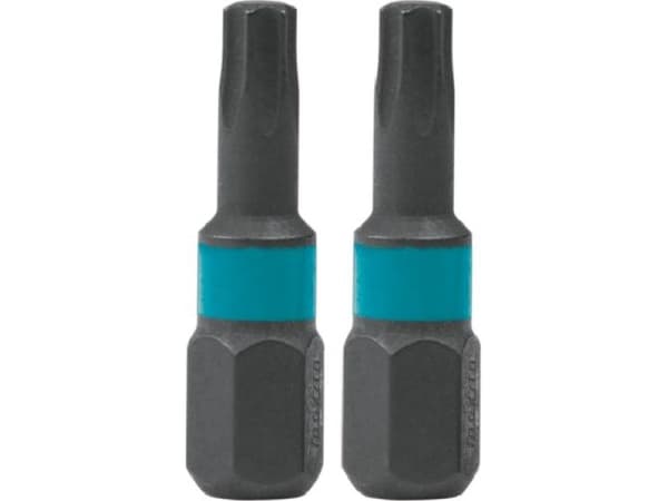 Makita Impact Black - Impact screwdriver bit - 2 deler - torx - T20 - heksagonal - lengde: 25 mm