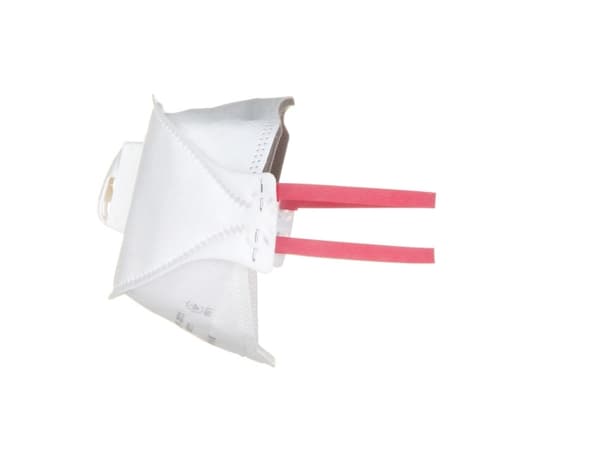 3M 9332+, Flatfoldet, FFP3, Hvit, Monoton, Aluminium, Polypropylen (PP), Polyuretan (PU), En Størrelse