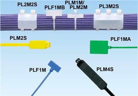 PANDUIT Kaapeliside kirjoituskentällä Luonne 2,5x99mm kirjoituskenttä 6,6x24,1mm Nippu Ø max. 51mm Vetolujuus 80N 1000 kpl pakkaus - (1000 kpl)