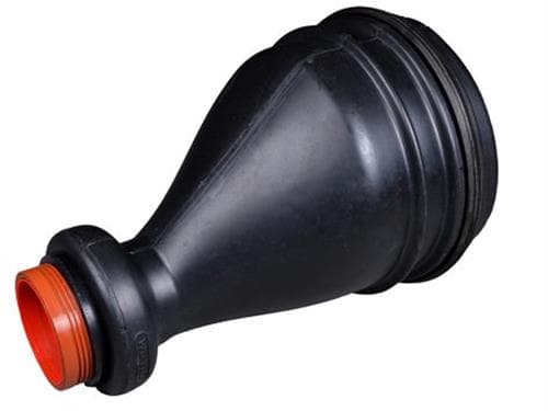 Wavin Rib/Rib2 315 x 110 mm pienennetty ja kumirengas sileää kärkeä varten