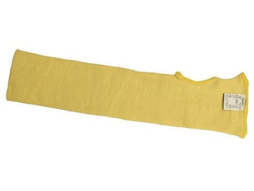 Skærebeskyttelsesærme kevlar gul 46cm