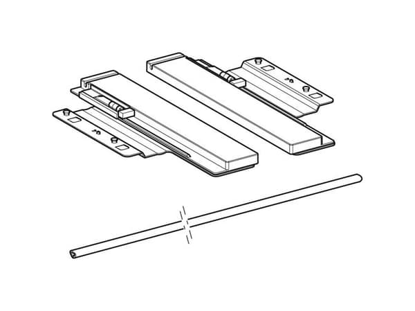 Push-open kit Sense Art 600mm t/skuffe