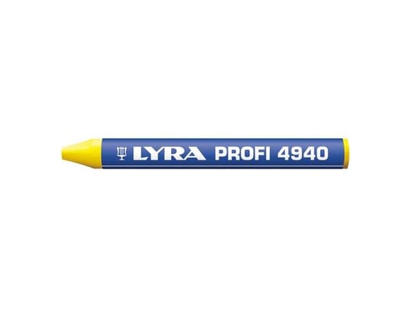 Oljekrita 4940 gul 9,5x90mm pk á 12st